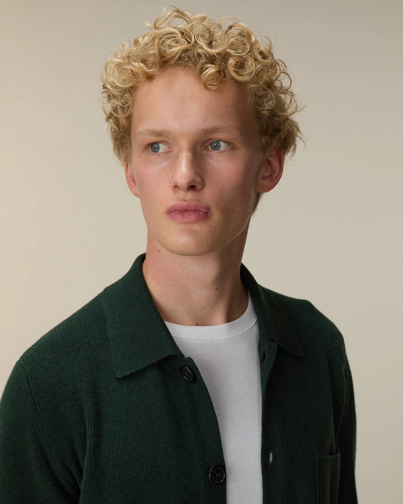 Men's Pine Green Worker Jacket - Image 3