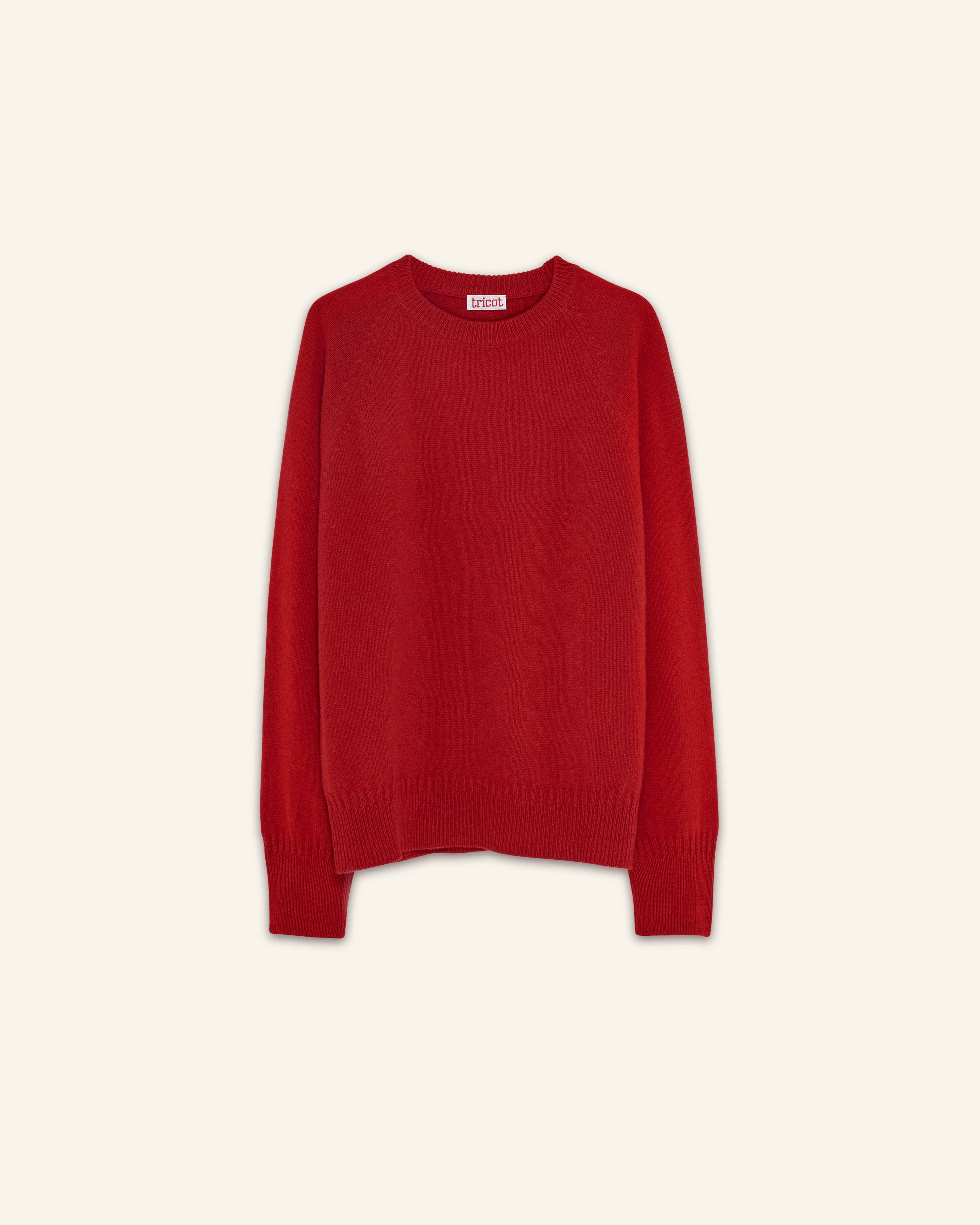 Crewneck cashmere sweater Red Men - Image 3