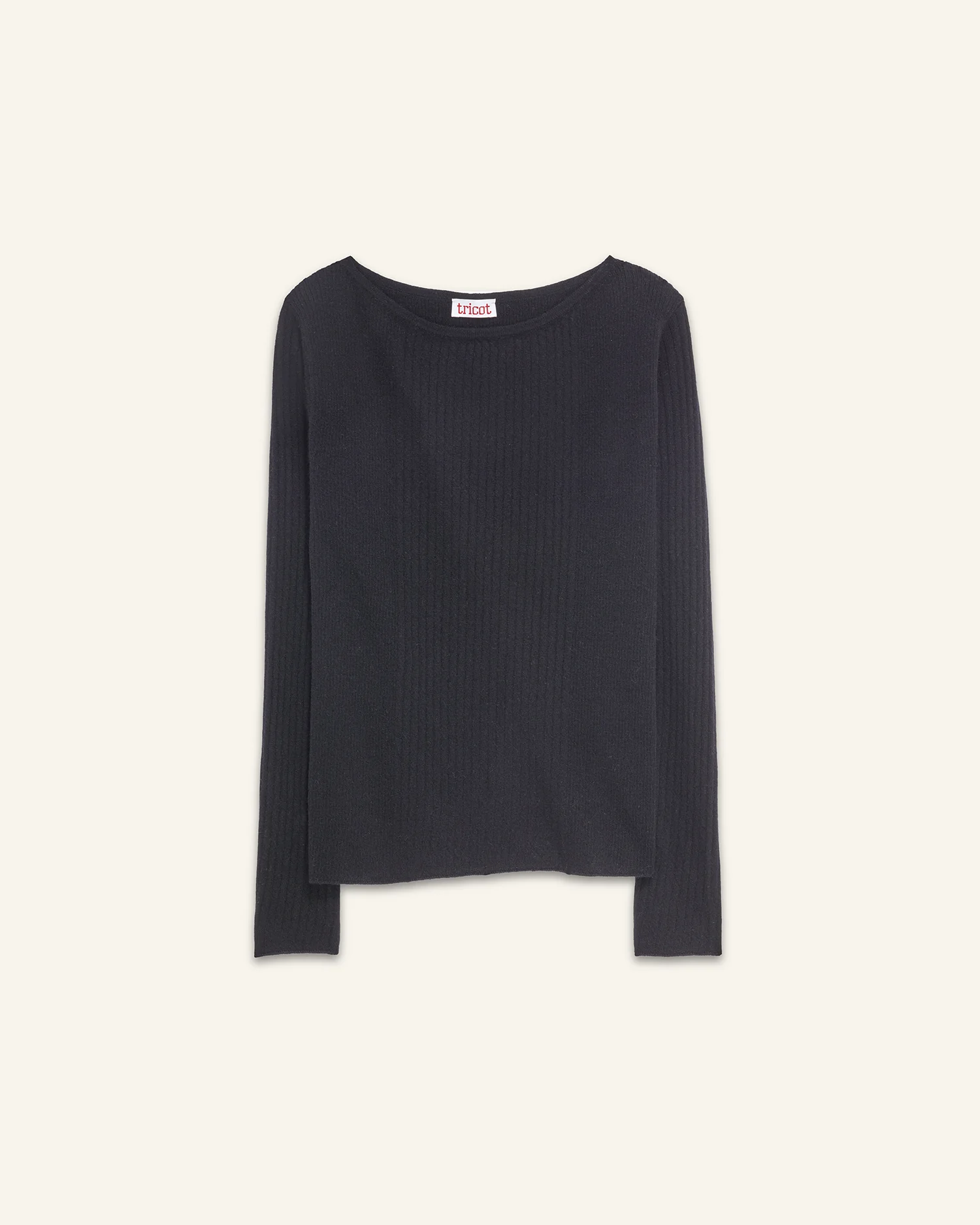 Black Boat Neck for Women - Image 3