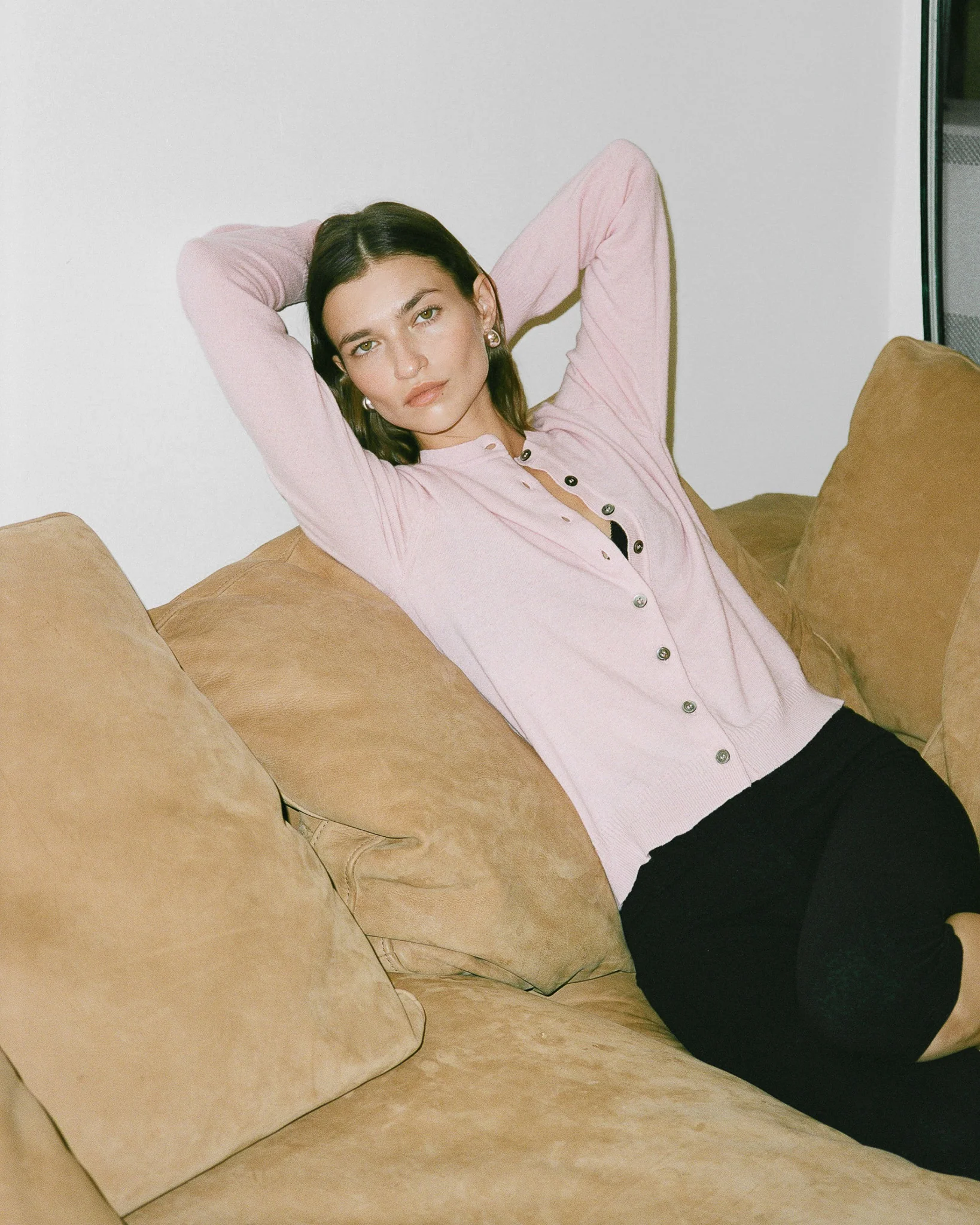 Tricot x Gil Rodriguez Women's Pink Cardigan - Image 3