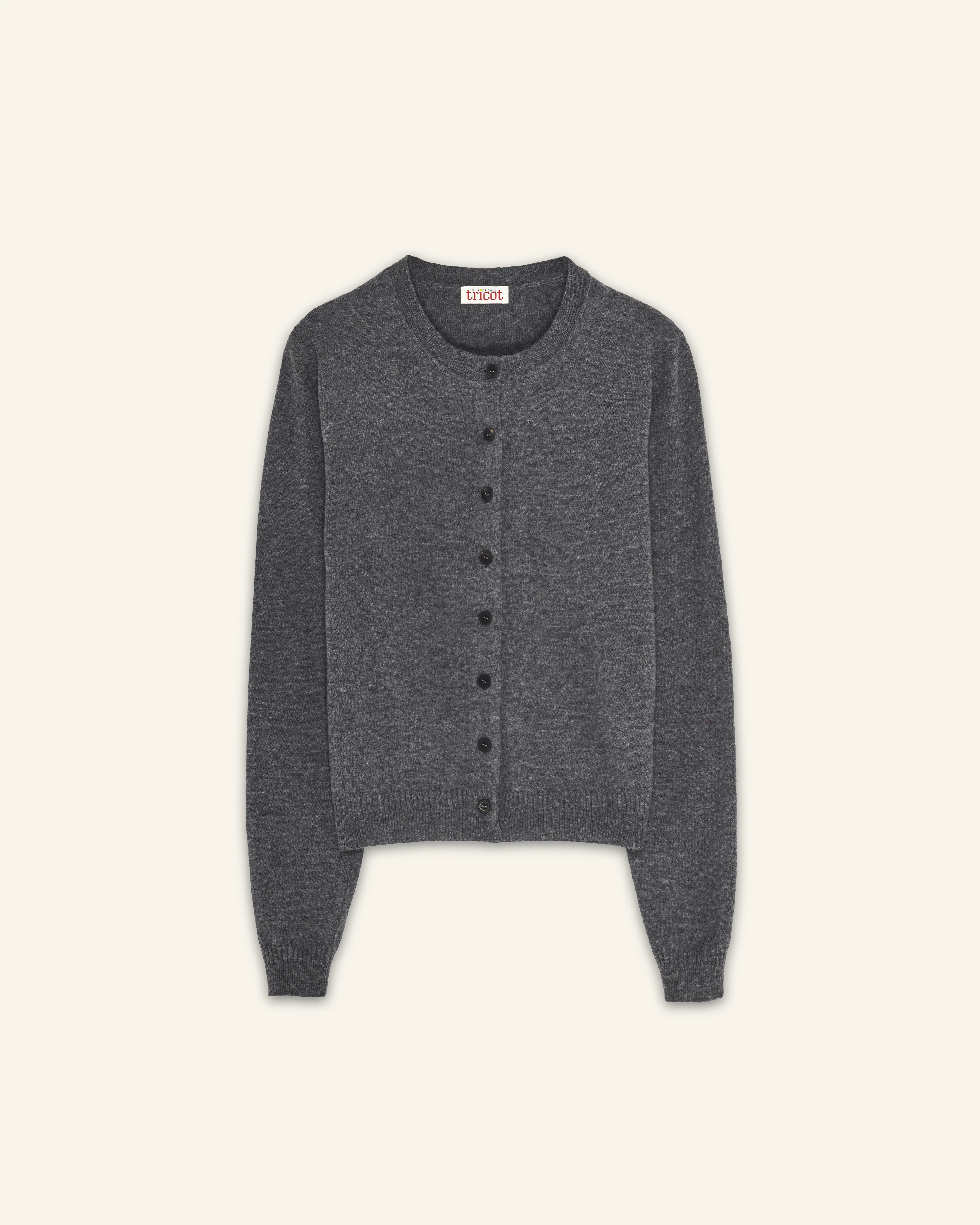 Tricot x Gil Rodriguez Gray Cardigan - Image 4