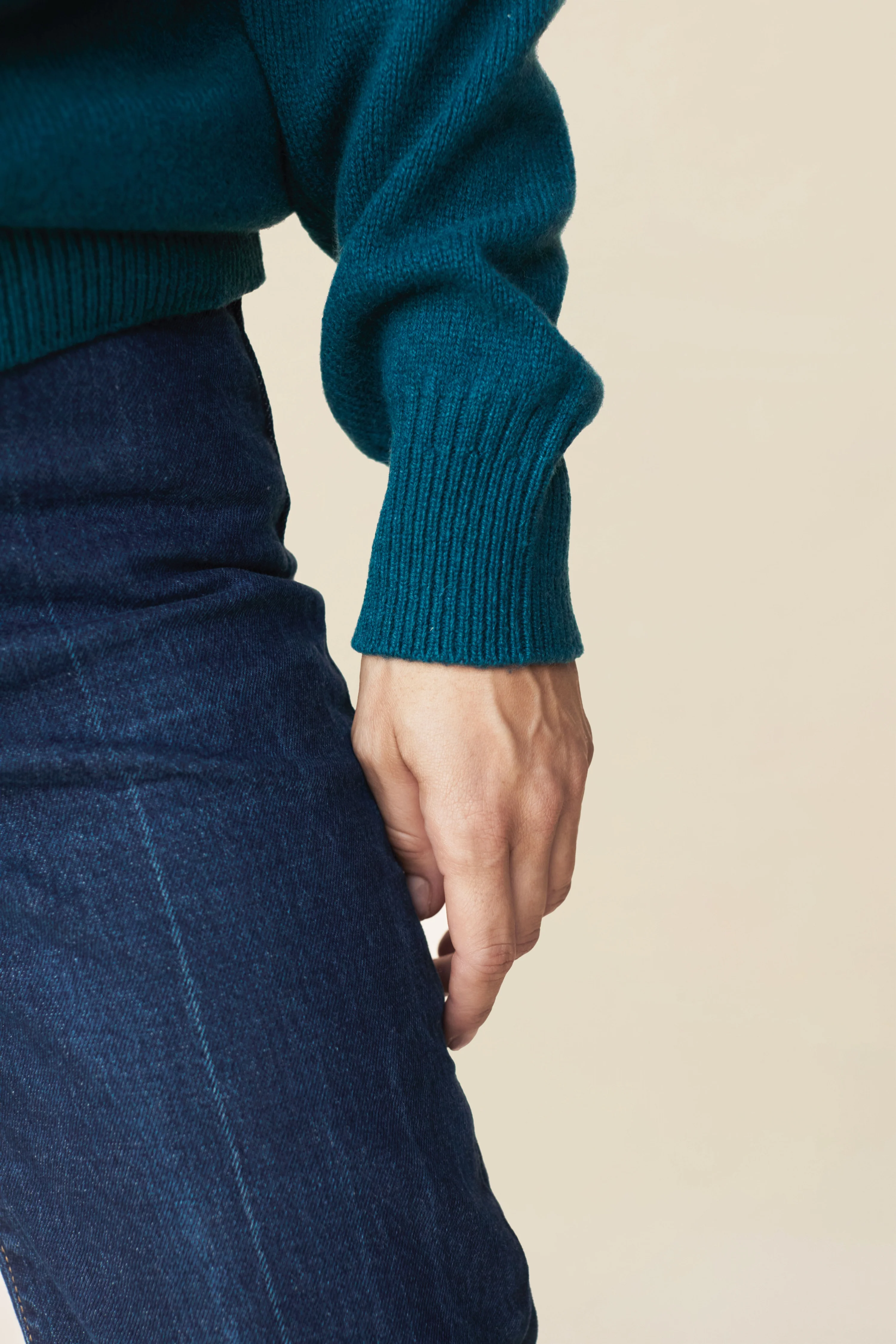 Women's Pavone Cashmere Zip Collar - Image 3