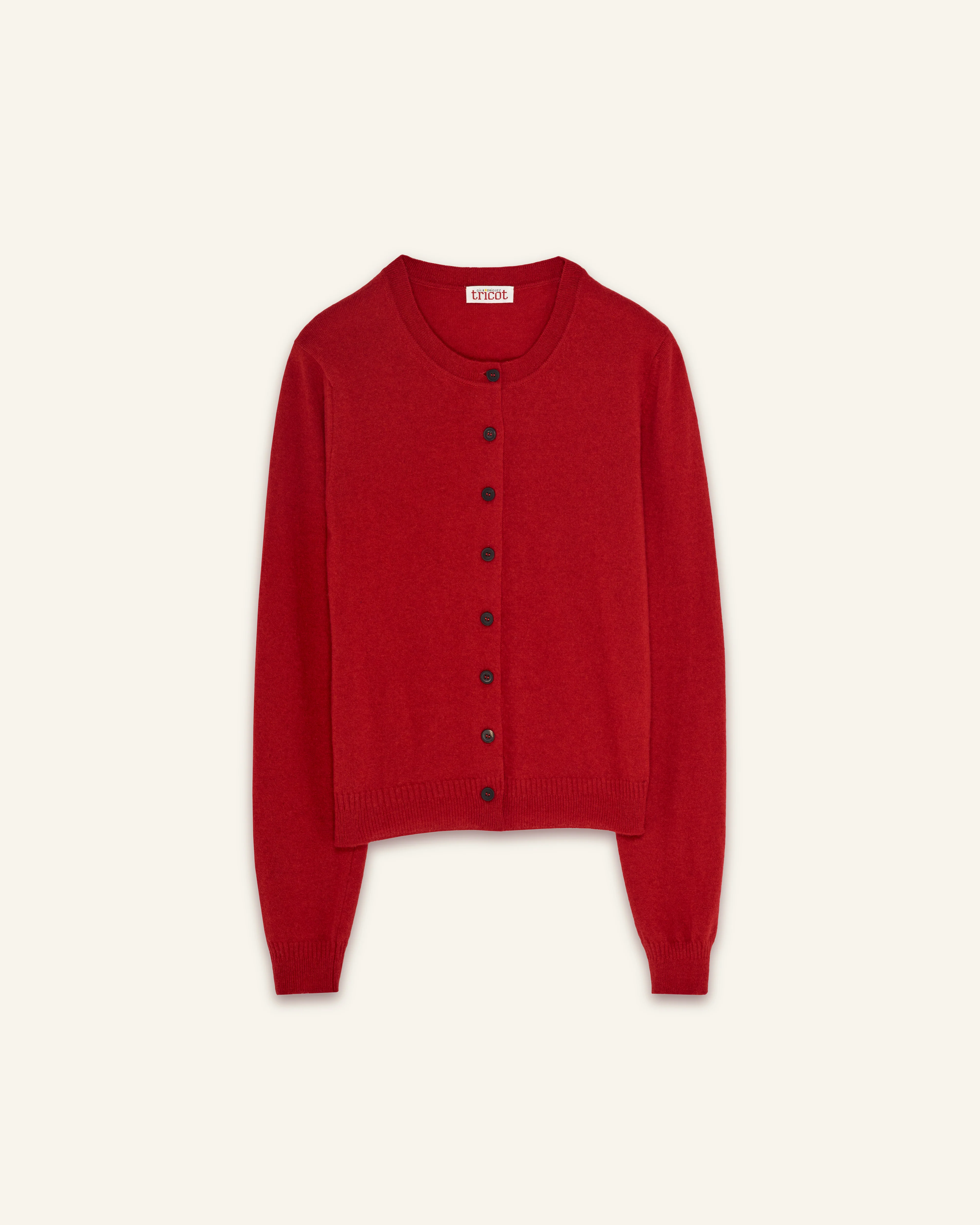 Tricot x Gil Rodriguez Red Cardigan - Image 5