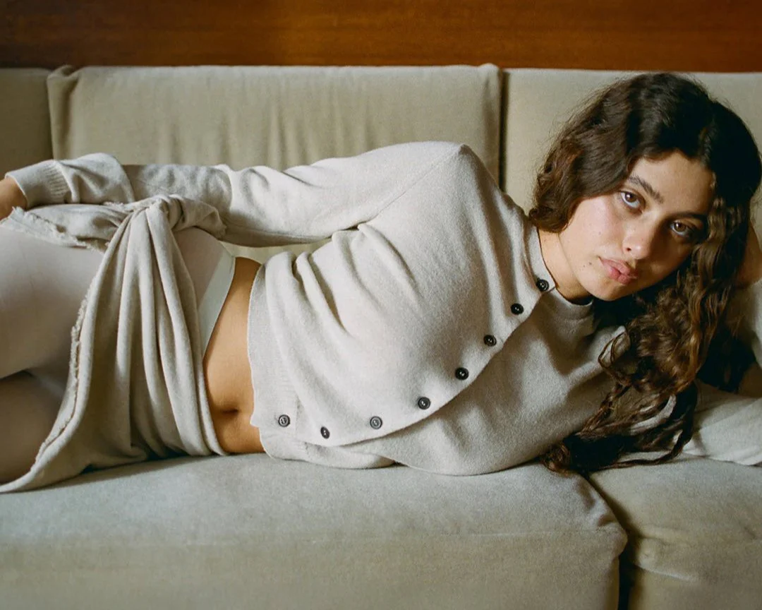 Tricot x Gil Rodriguez Sand Cardigan  - Image 3