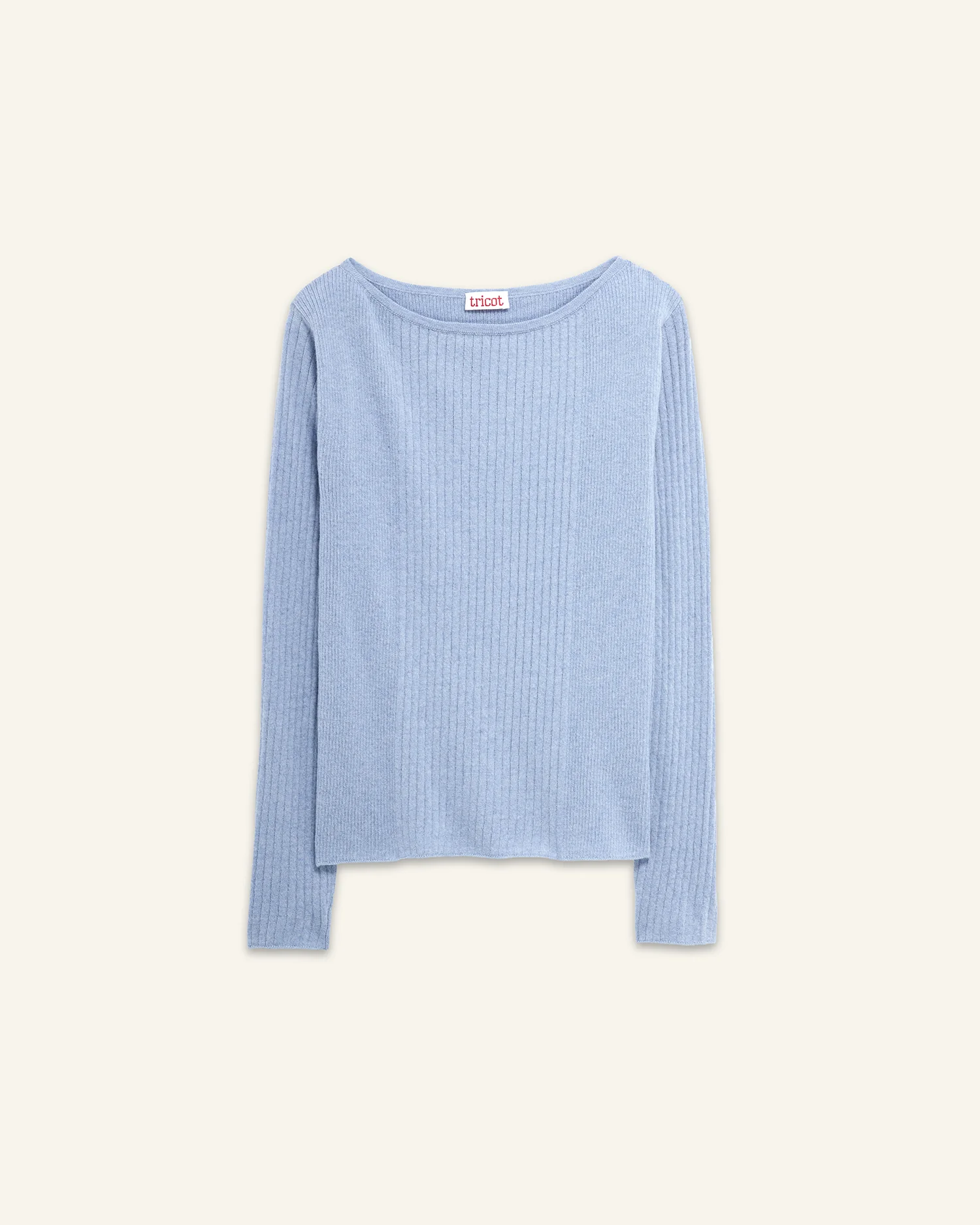 Women's Sky Blue Boat Neck - Image 4